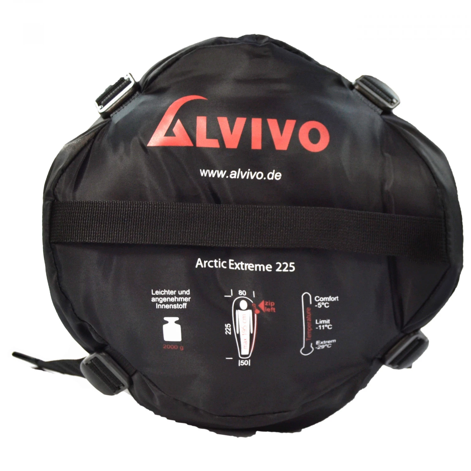 Alvivo - Arctic Extrem 200/225 - Synthetic Sleeping Bag 5 Alvivo - Arctic Extrem 200/225 - Synthetic Sleeping Bag - Image 5