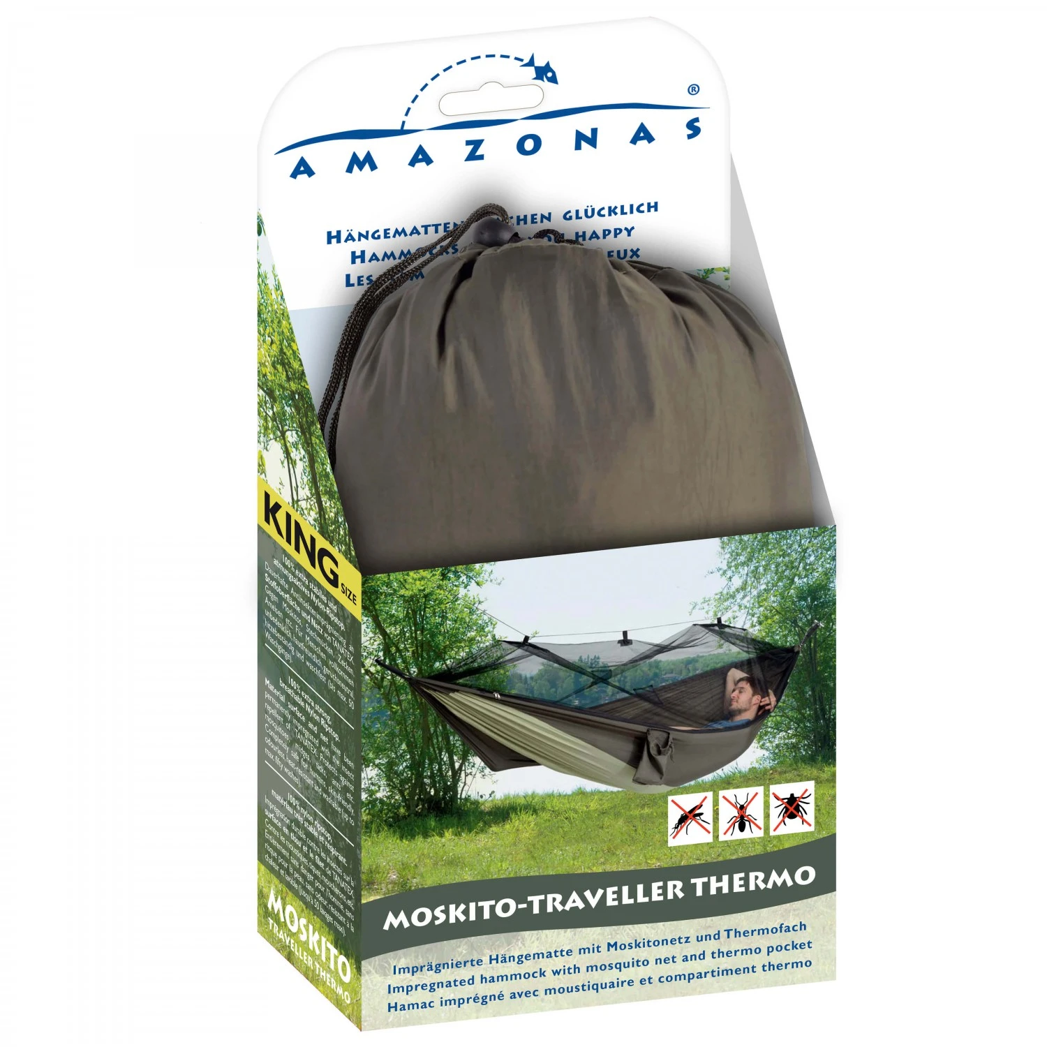Amazonas - Moskito-Traveller Thermo - Hammock 2 Amazonas - Moskito-Traveller Thermo - Hammock - Image 2