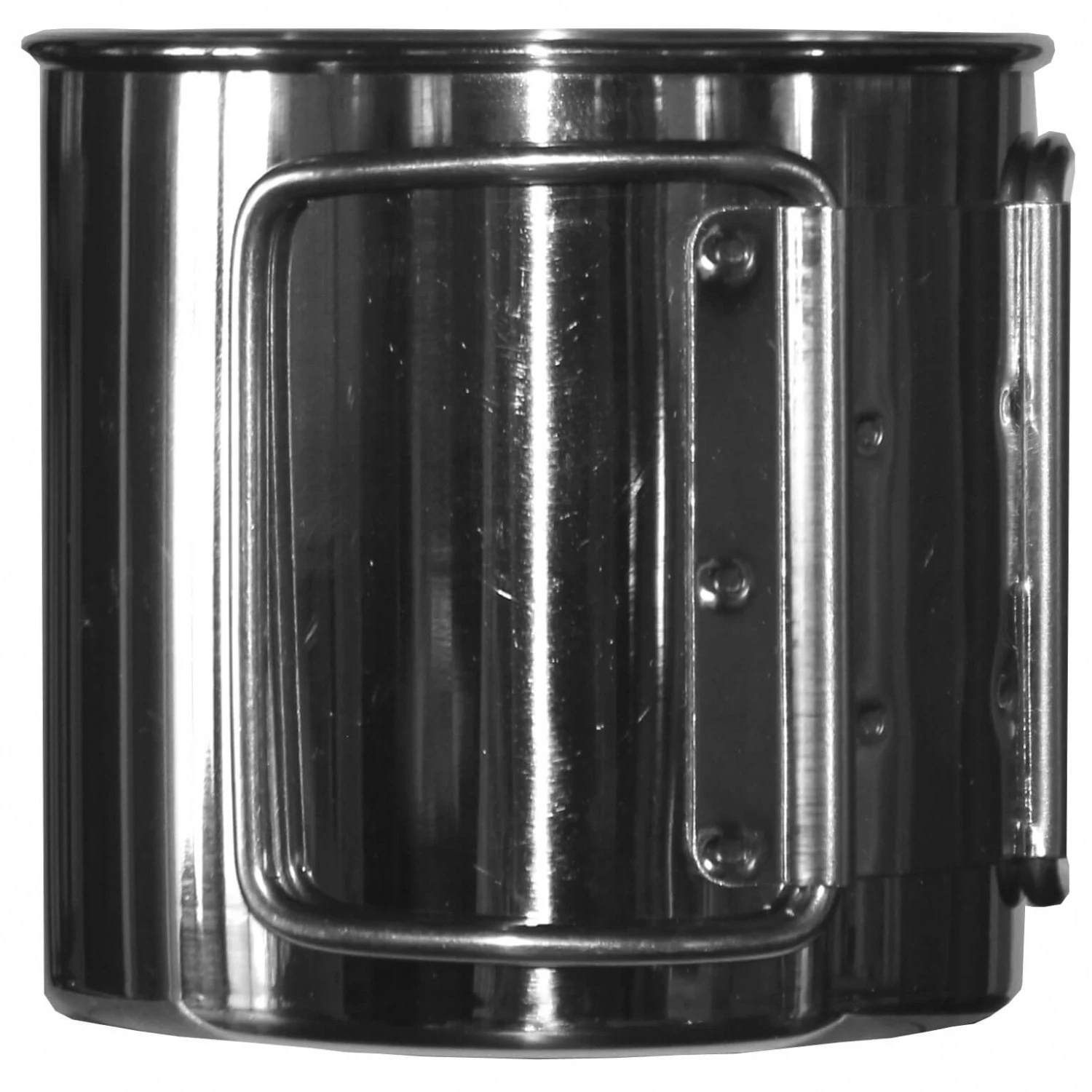 Basic Nature - Stainless Steel Cup With Foldable Handle 2 Basic Nature - Stainless Steel Cup With Foldable Handle - Image 2