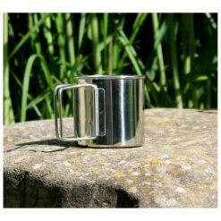 Basic Nature - Stainless Steel Cup With Foldable Handle 7 Basic Nature - Stainless Steel Cup With Foldable Handle -Primus Store basic nature stainless steel cup with foldable handle detail 6