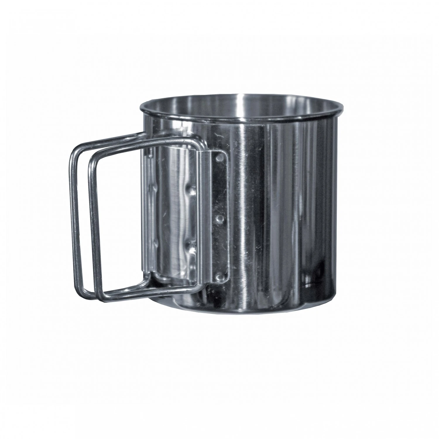 Basic Nature - Stainless Steel Cup With Foldable Handle 1 Basic Nature - Stainless Steel Cup With Foldable Handle