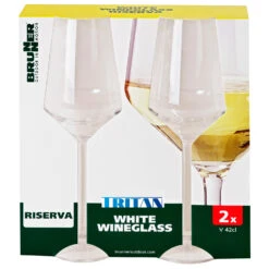 Brunner - Set White Wineglass Riserva - Mug