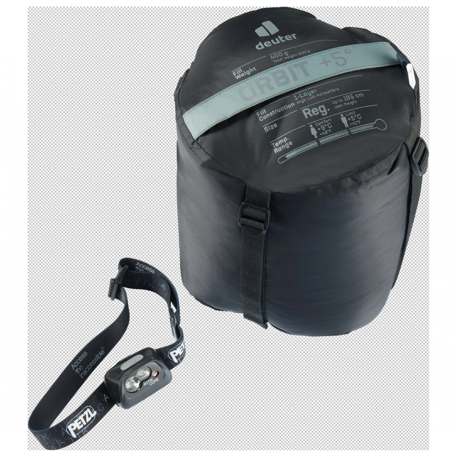 Deuter - Orbit +5° - Synthetic Sleeping Bag 3 Deuter - Orbit +5° - Synthetic Sleeping Bag - Image 3