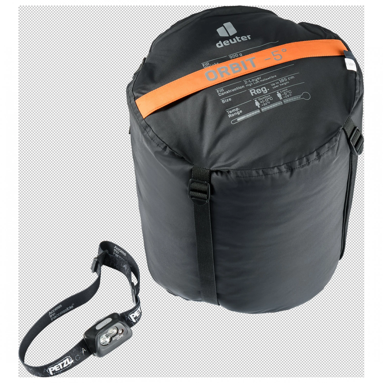 Deuter - Orbit -5° - Synthetic Sleeping Bag 3 Deuter - Orbit -5° - Synthetic Sleeping Bag - Image 3