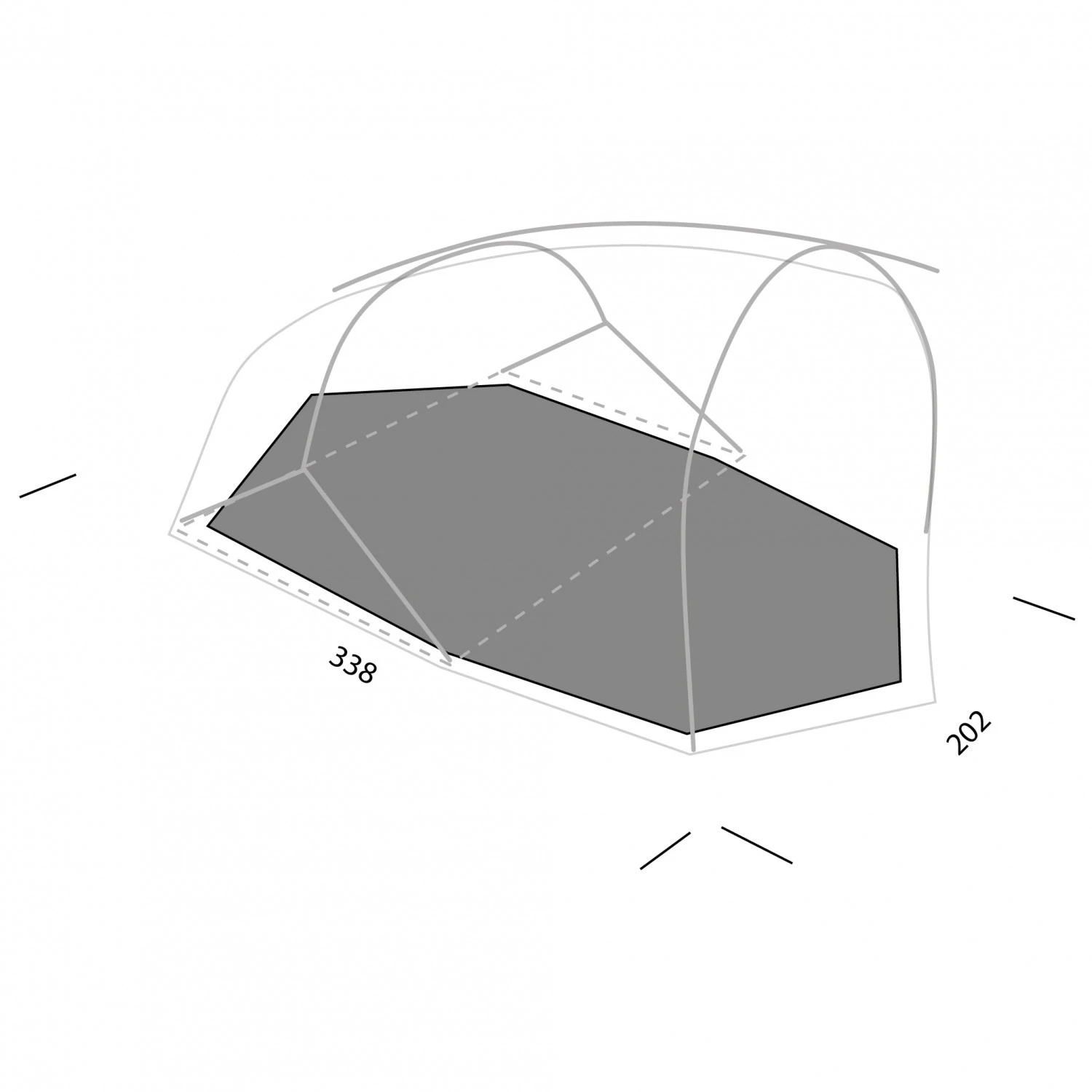 Exped - Outer Space II - 2-person Tent 3 Exped - Outer Space II - 2-person Tent - Image 3