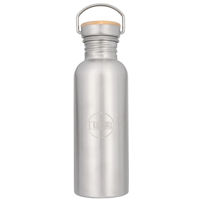 LACD - Steel Bottle Wood Closure - Water Bottle 3 LACD - Steel Bottle Wood Closure - Water Bottle - Image 3