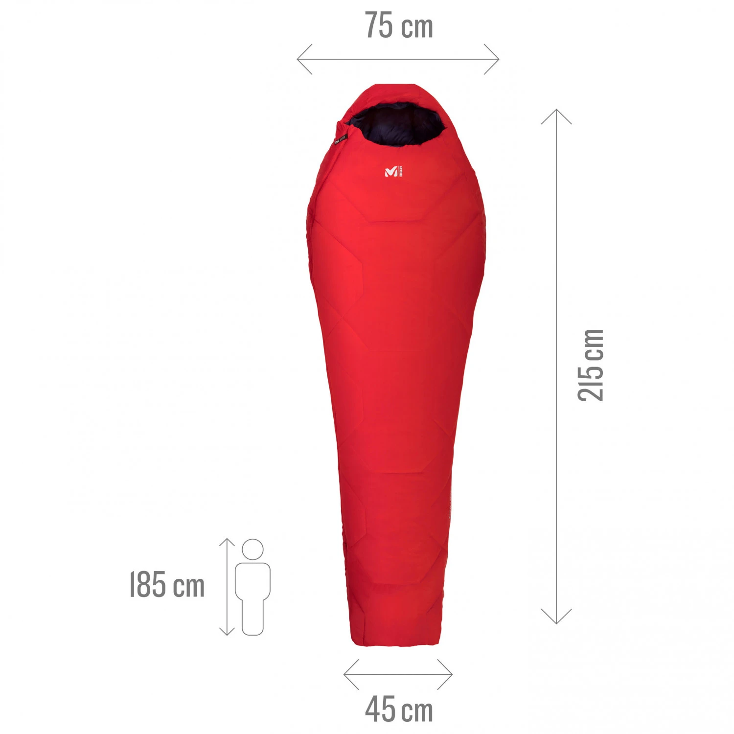 Millet - Baikal 1500 - Synthetic Sleeping Bag 3 Millet - Baikal 1500 - Synthetic Sleeping Bag - Image 3