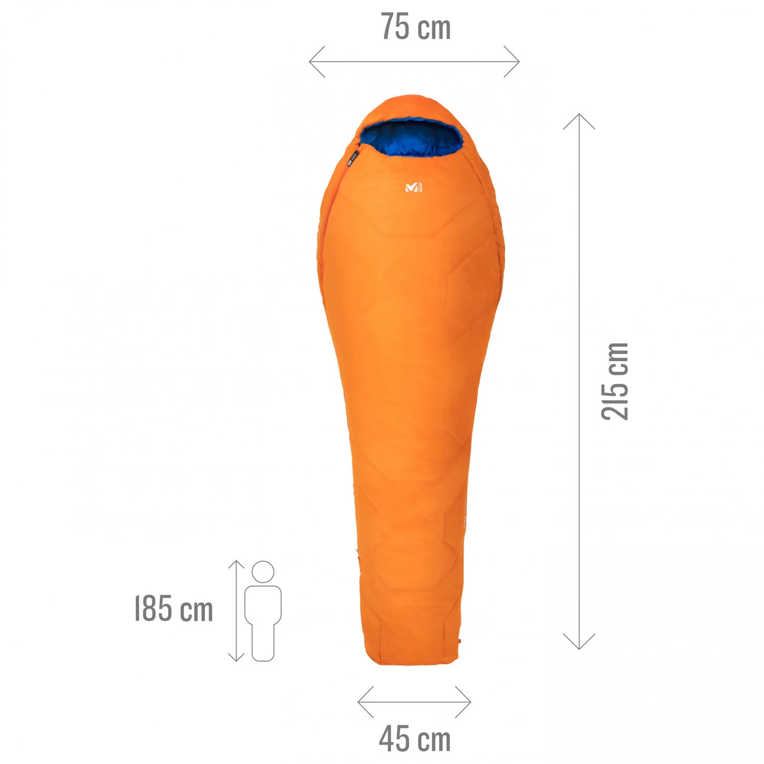 Millet - Baikal 750 - Synthetic Sleeping Bag 3 Millet - Baikal 750 - Synthetic Sleeping Bag - Image 3