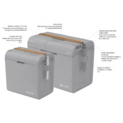 Outwell - ECOlux 24 Light Grey 12V/230V - Coolbox -Primus Store outwell ecolux 24 light grey 12v 230v coolbox detail 4