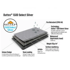 Outwell - Event Lounge XL Side Wall With Zipper 2-Pack - Tent Extension -Primus Store outwell event lounge xl side wall with zipper 2 pack tent extension detail 6