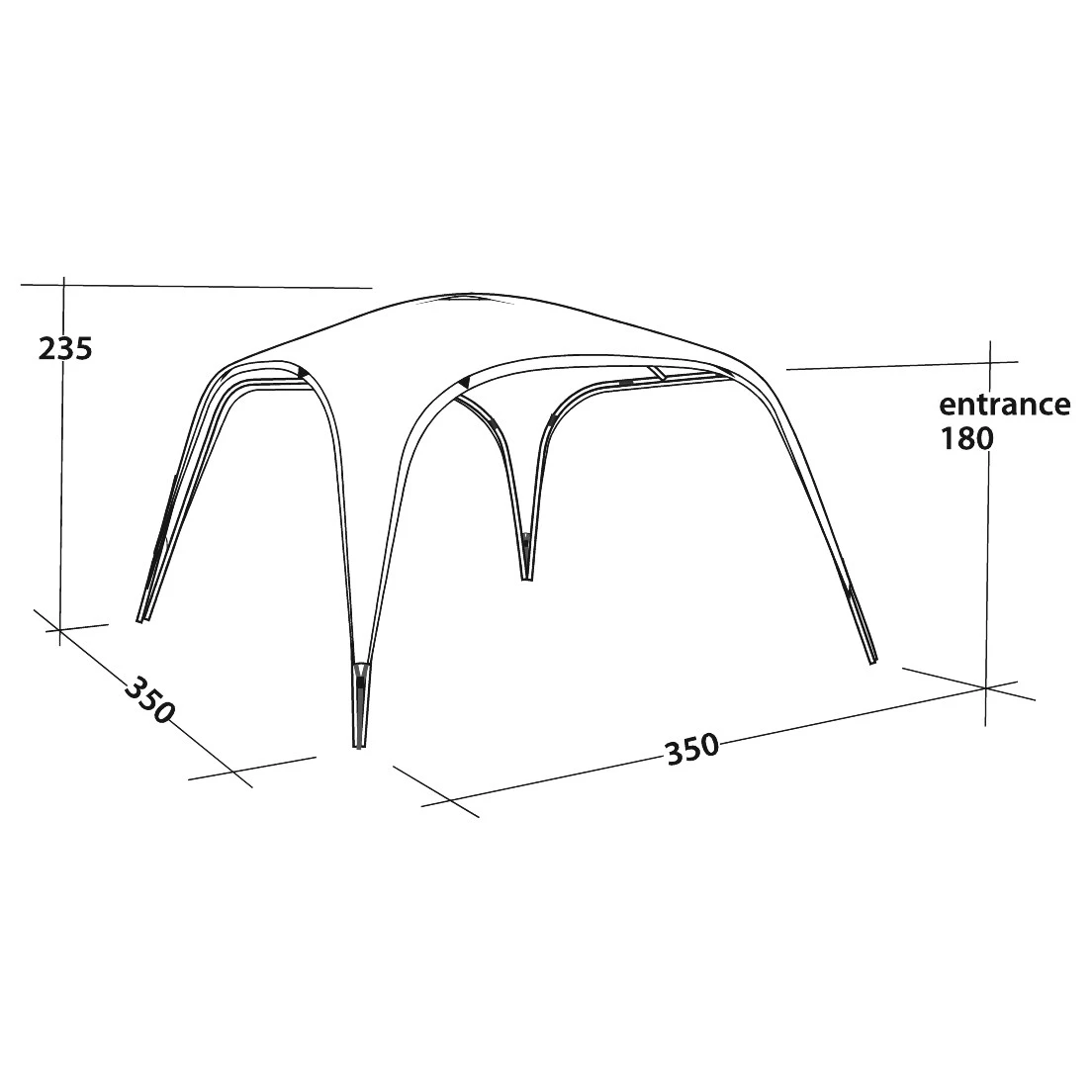 Outwell - Summer Lounge L - Motorhome Awning 2 Outwell - Summer Lounge L - Motorhome Awning - Image 2
