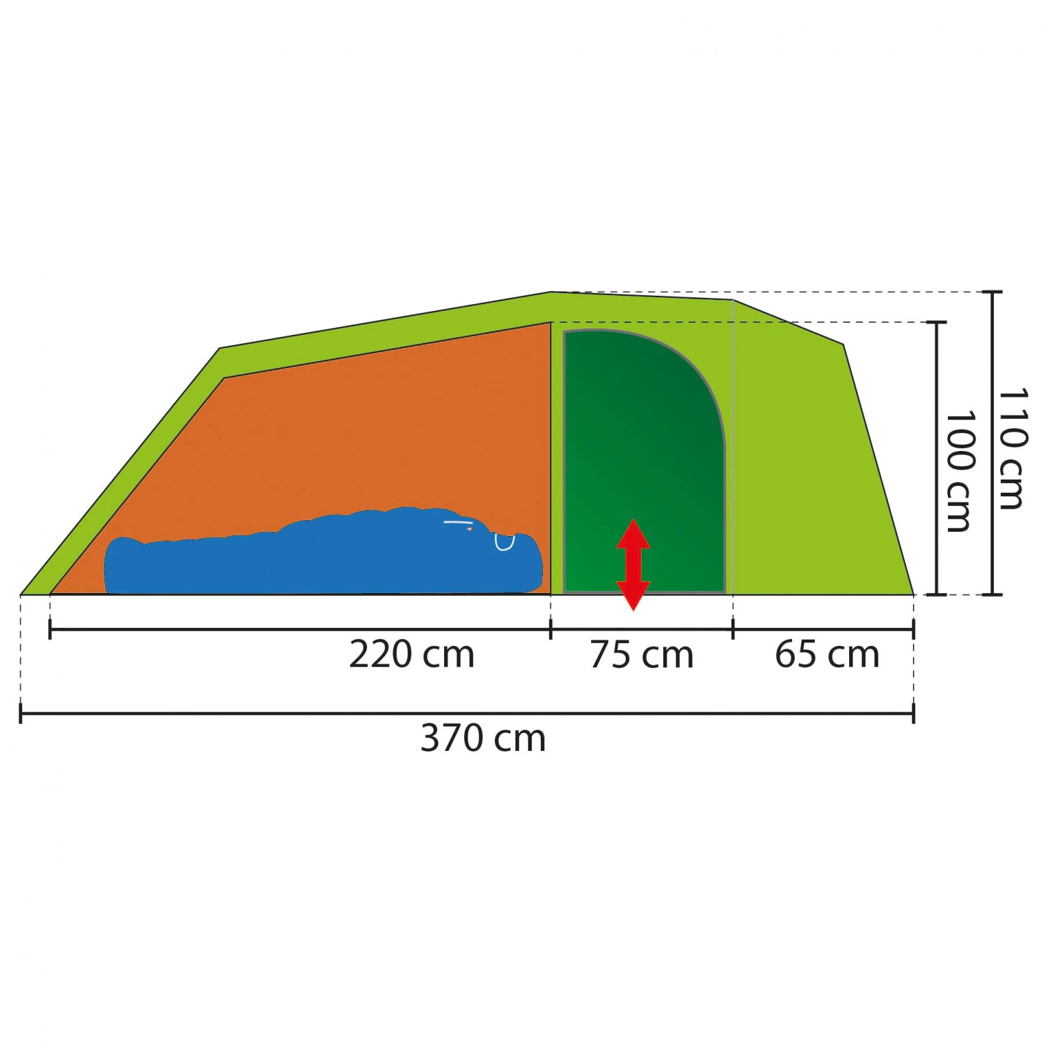 Rejka - Antao II Light XL - 2-person Tent 3 Rejka - Antao II Light XL - 2-person Tent - Image 3