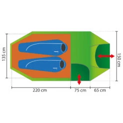 Rejka - Antao II Light XL UL - 2-person Tent -Primus Store rejka antao ii light xl ul 2 person tent detail 3