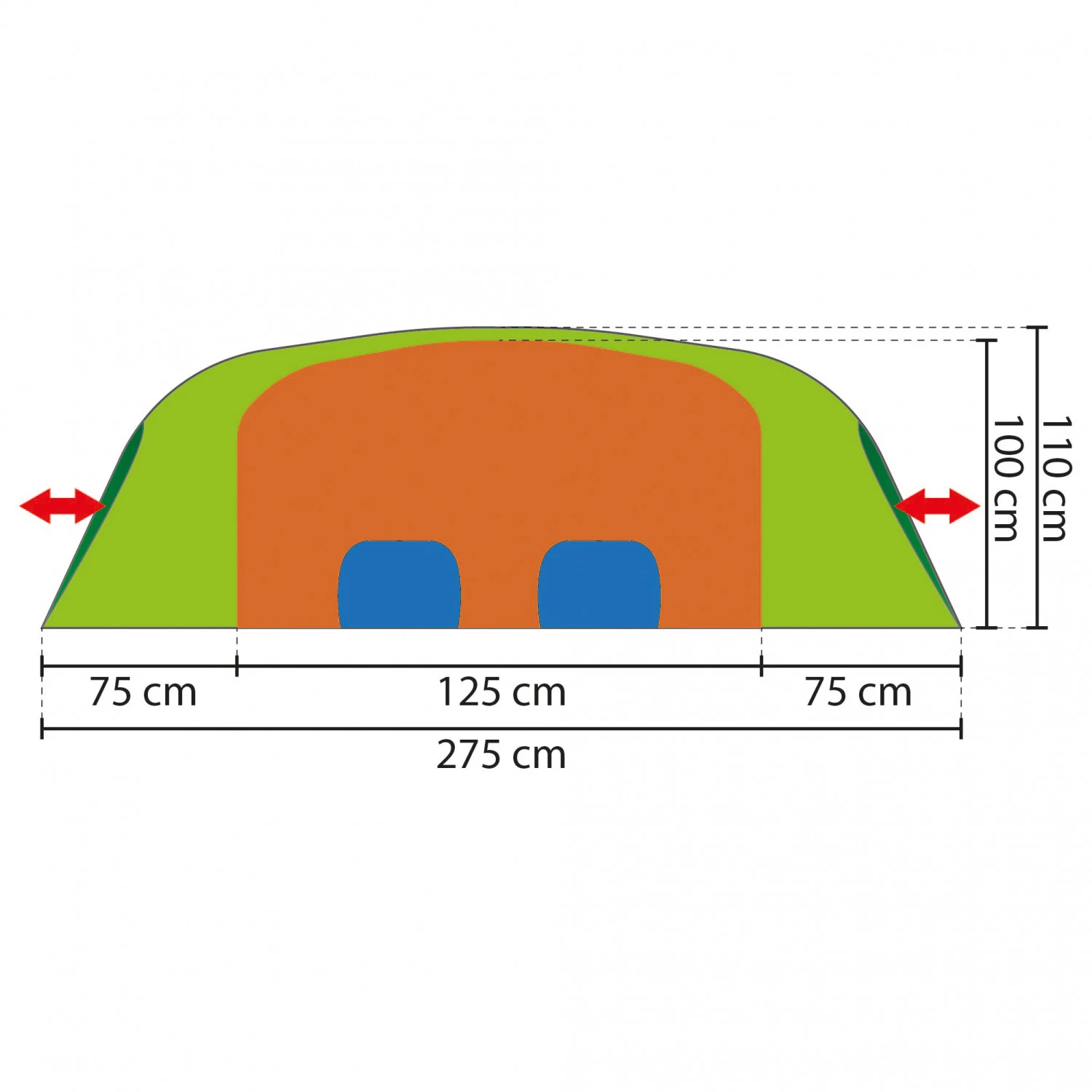 Rejka - Hamra Light - 2-person Tent 2 Rejka - Hamra Light - 2-person Tent - Image 2