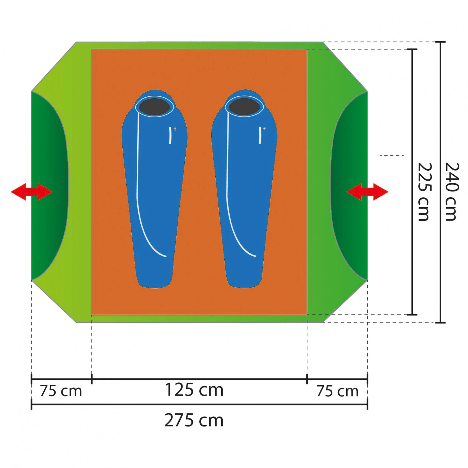 Rejka - Hamra Light - 2-person Tent 3 Rejka - Hamra Light - 2-person Tent - Image 3