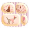 Rice - Melamine Kids 4 Room Plate - Plate