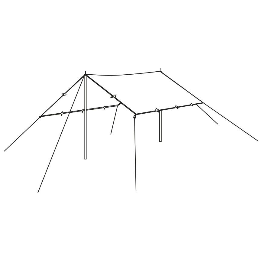 Robens - Tarp 4 X 4 Trail Range - Tarp 4 Robens - Tarp 4 X 4 Trail Range - Tarp - Image 4