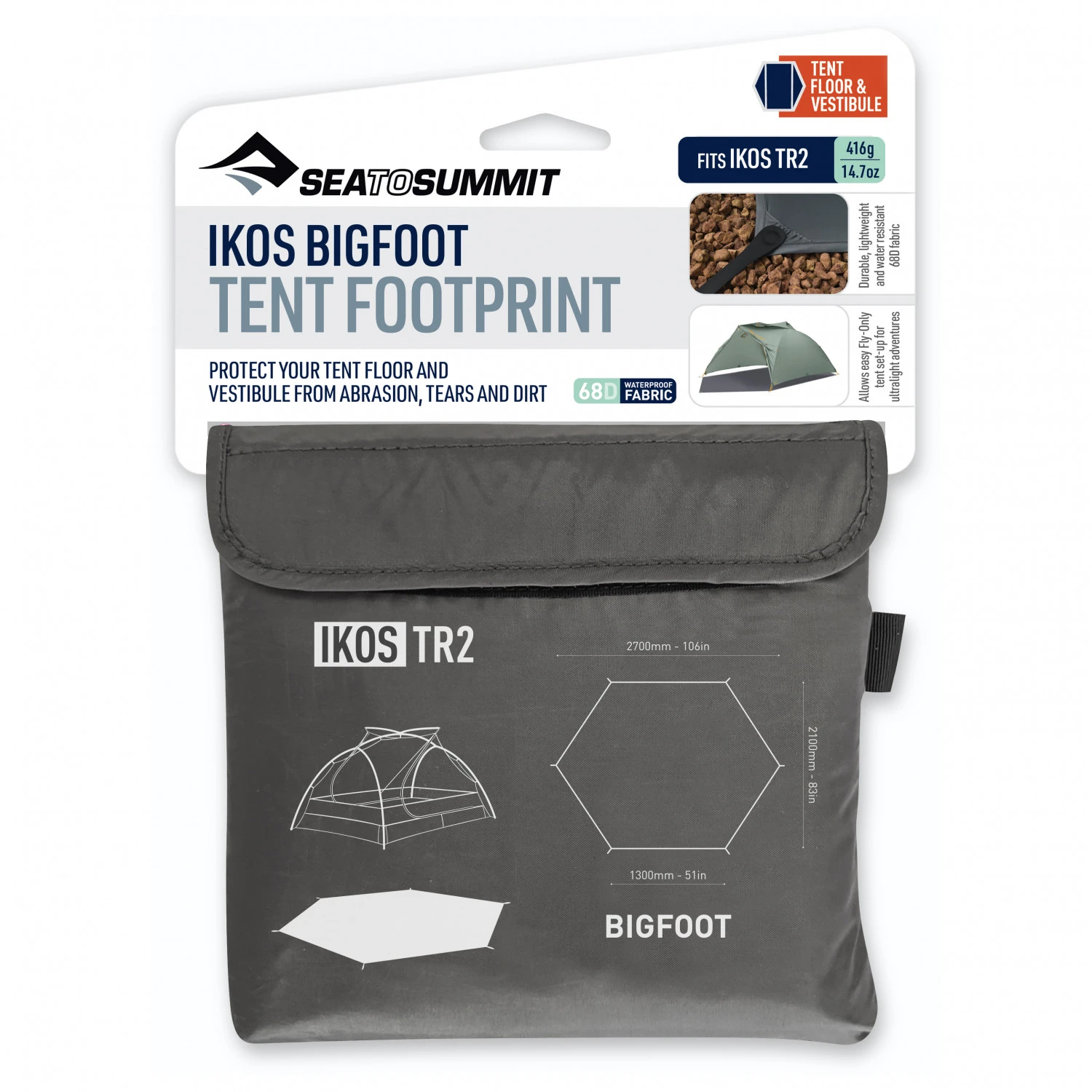 Sea To Summit - Ikos TR Footprint 2 Person - Footprint 2 Sea To Summit - Ikos TR Footprint 2 Person - Footprint - Image 2