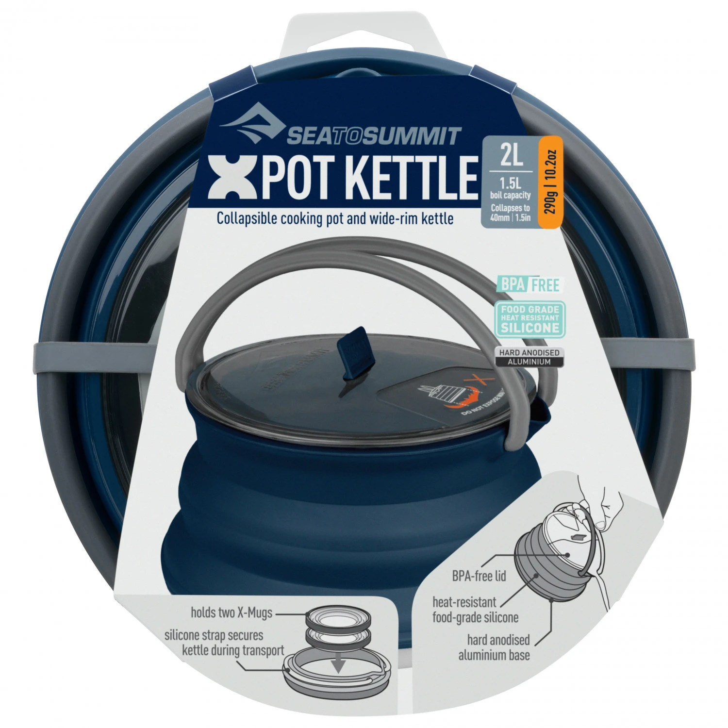 Sea To Summit - X-Pot Kettle 2.0 - Pot 3 Sea To Summit - X-Pot Kettle 2.0 - Pot - Image 3