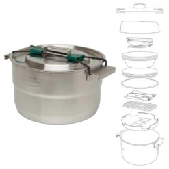 Stanley - Adventure Base Camp Cook Set - Pot -Primus Store stanley adventure base camp cook set pot detail 6