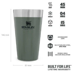 Stanley - Adventure Stacking Vacuum Pint - Insulated Mug -Primus Store stanley adventure stacking vacuum pint insulated mug detail 4