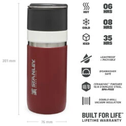 Stanley - Go Ceramivac 0,47 L - Insulated Bottle -Primus Store stanley go ceramivac 047 l insulated bottle detail 4
