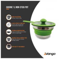Vango - Cuisine 1L Non-Stick Pot - Pot -Primus Store vango cuisine 1l non stick pot pot detail 6