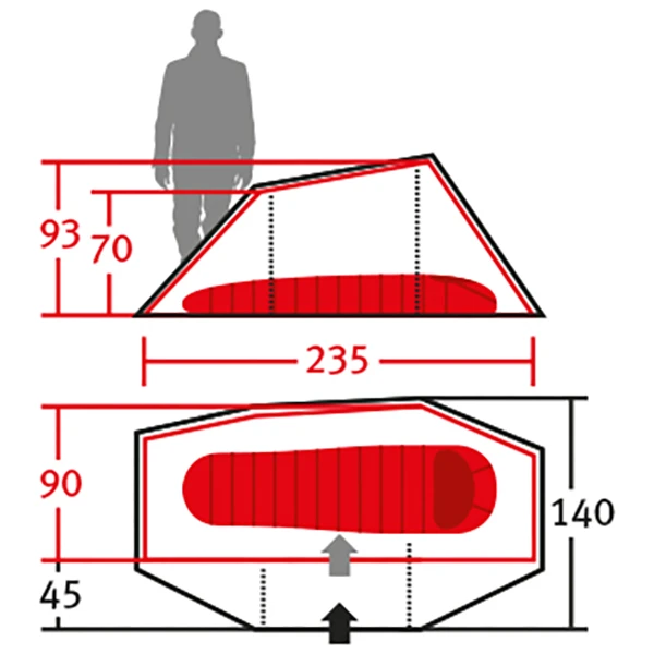 Wechsel - Aurora 1 - 1-person Tent 5 Wechsel - Aurora 1 - 1-person Tent - Image 5