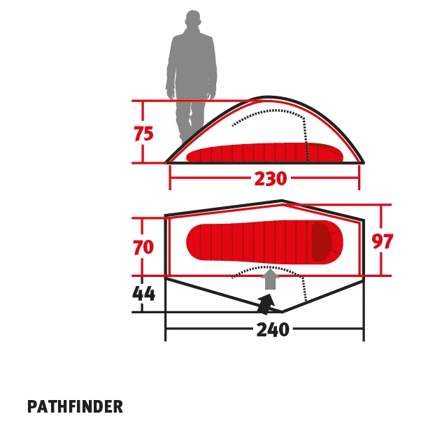 Wechsel - Pathfinder - 1-person Tent 2 Wechsel - Pathfinder - 1-person Tent - Image 2